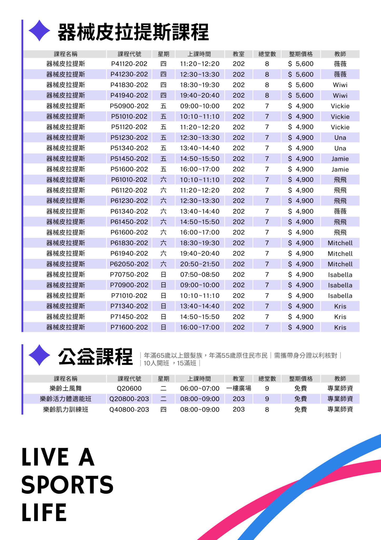 05-06月期課器械皮拉提斯課(jpg)，詳見下方說明